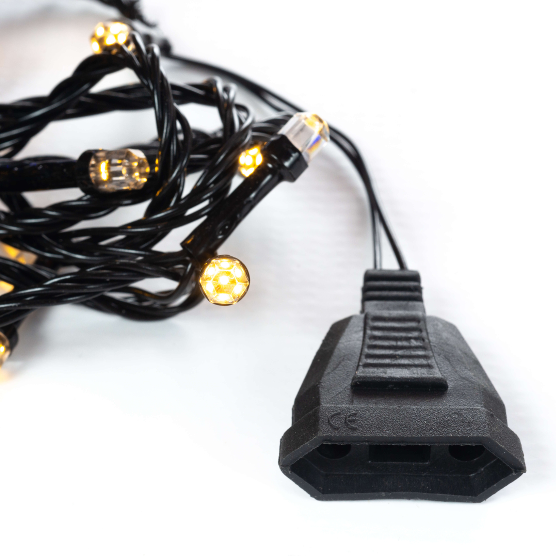 Коледни лампички кристал с удължител 10 метра 100 лампи