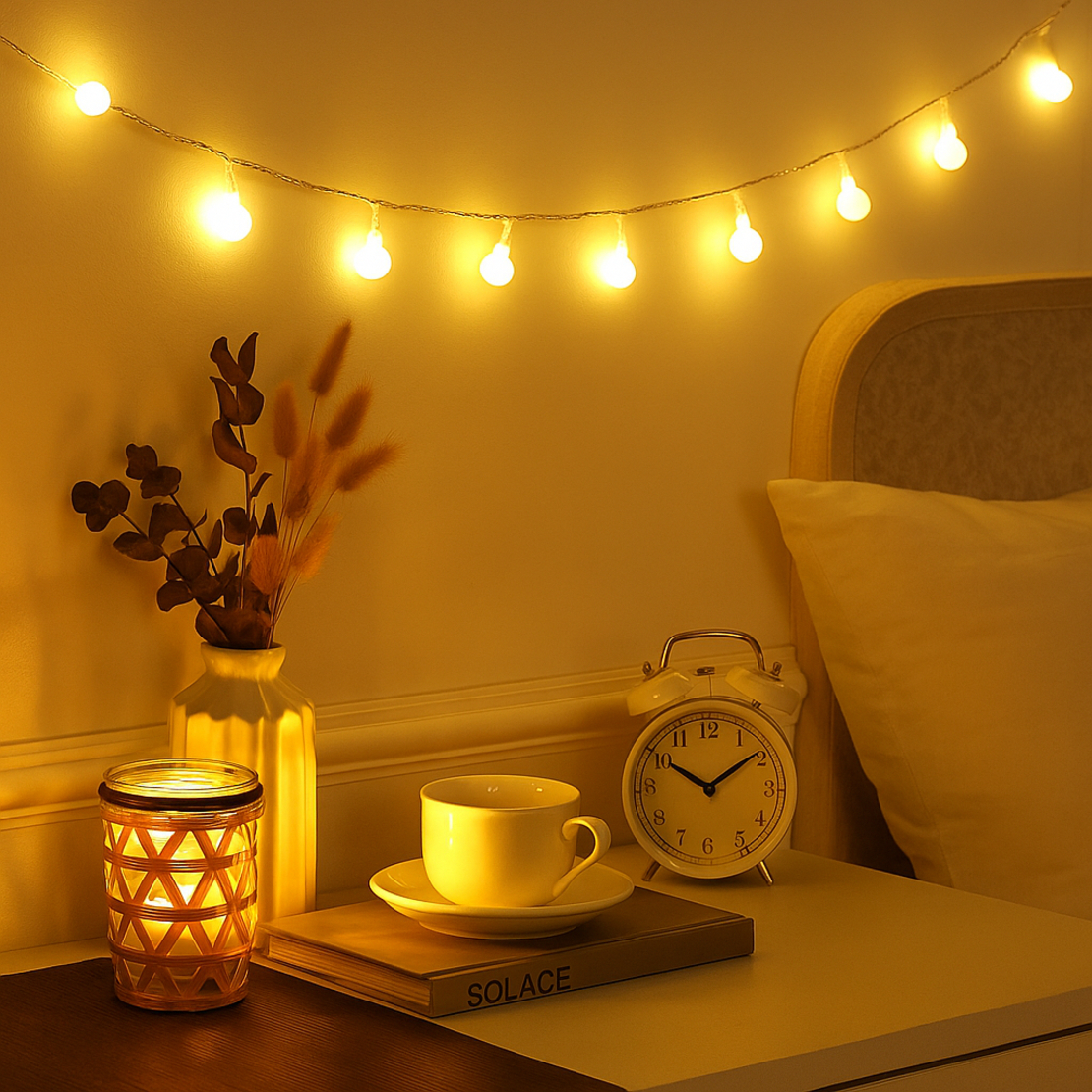 Коледно LED осветление 50 броя 5 метра за външна употреба