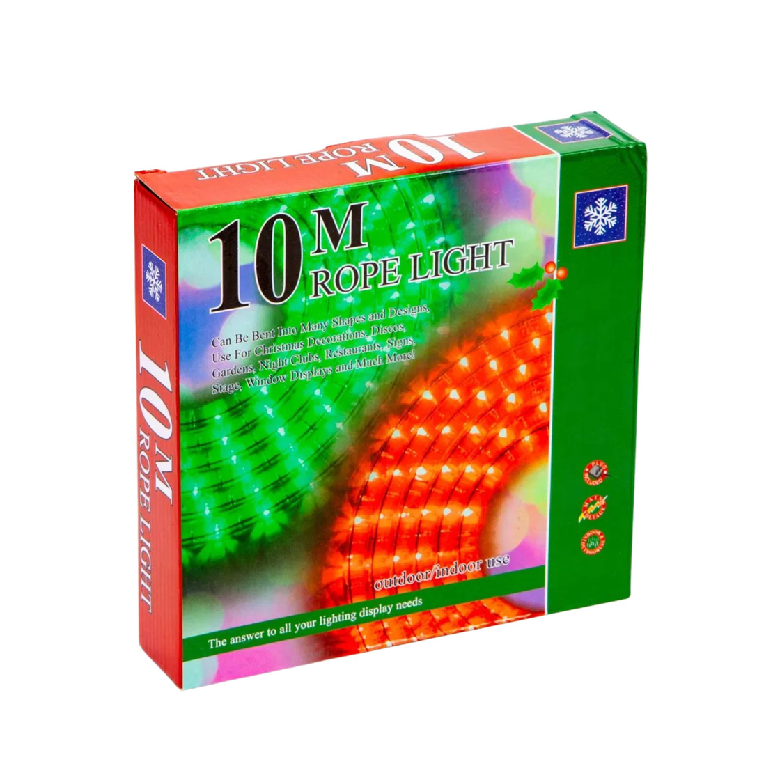 Светещ коледен кабел Многоцветен