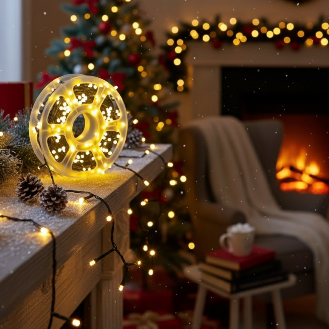 Коледни 500 лампички с 8 режима на осветление