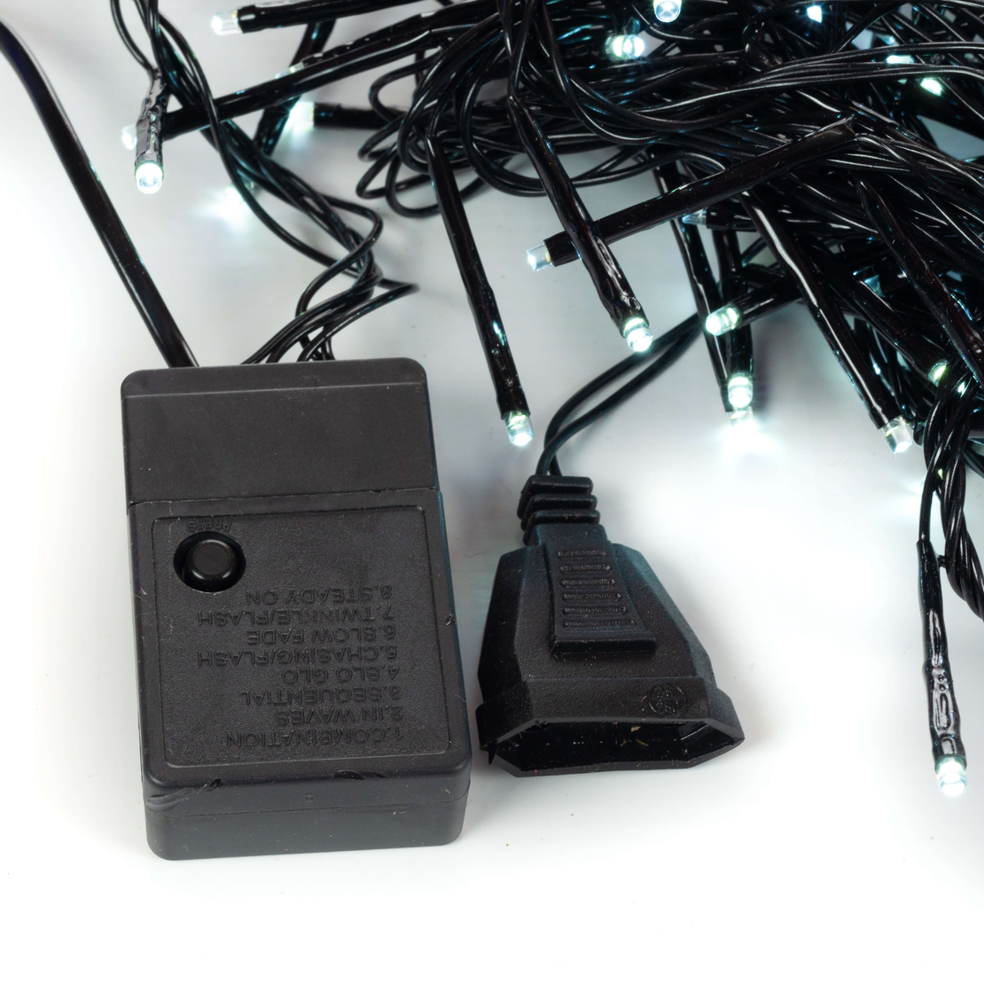 Коледни LED лампички смесен цвят 10 метра гирлянд