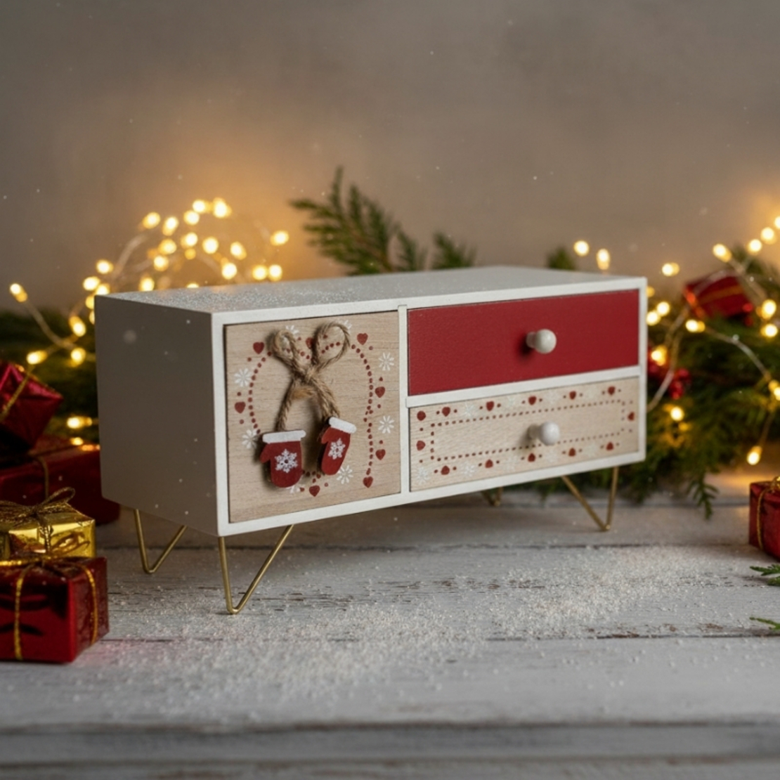 Декоративно коледно шкафче