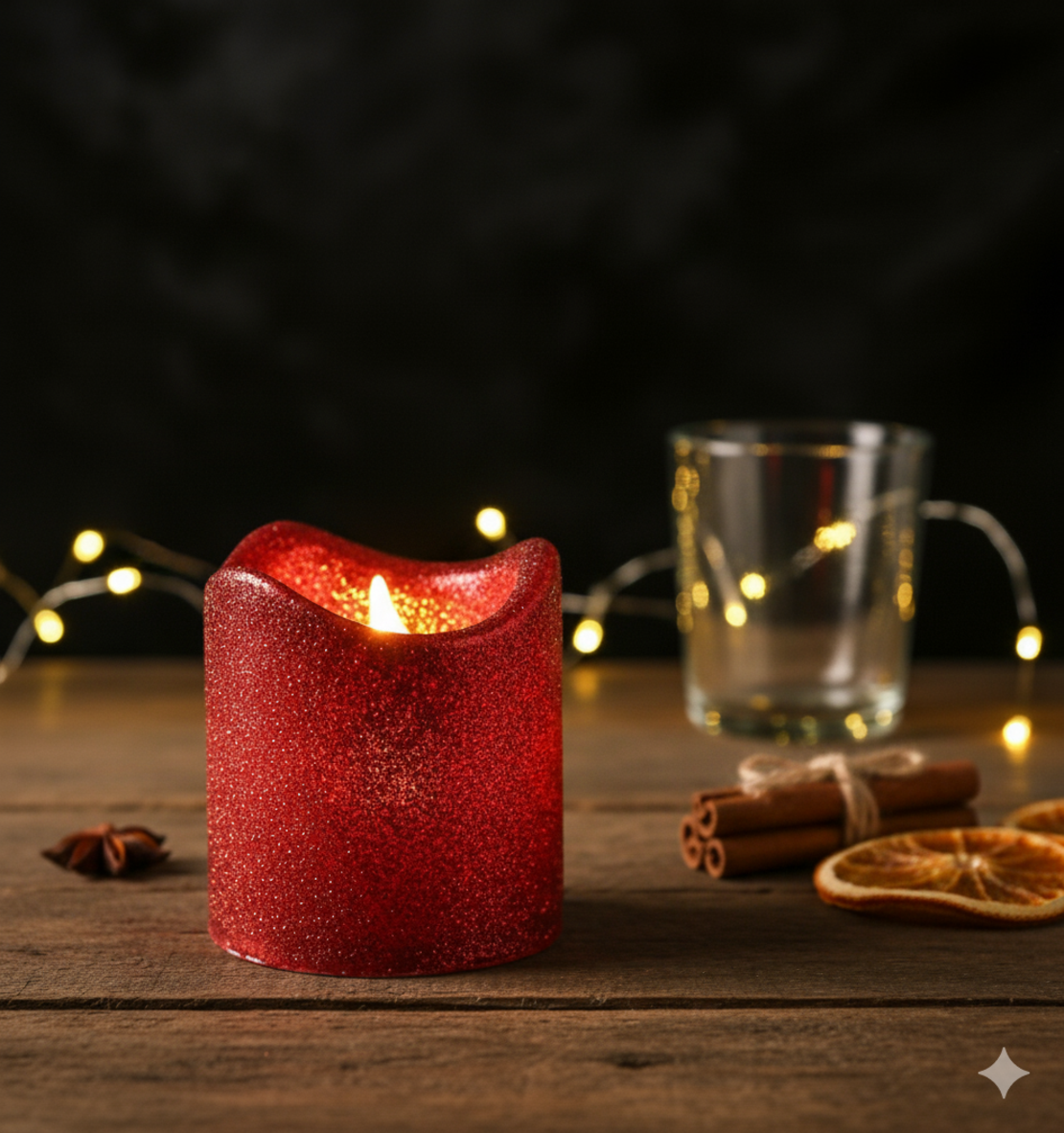 Мини LED Коледни свещи в компактен елегантен размер