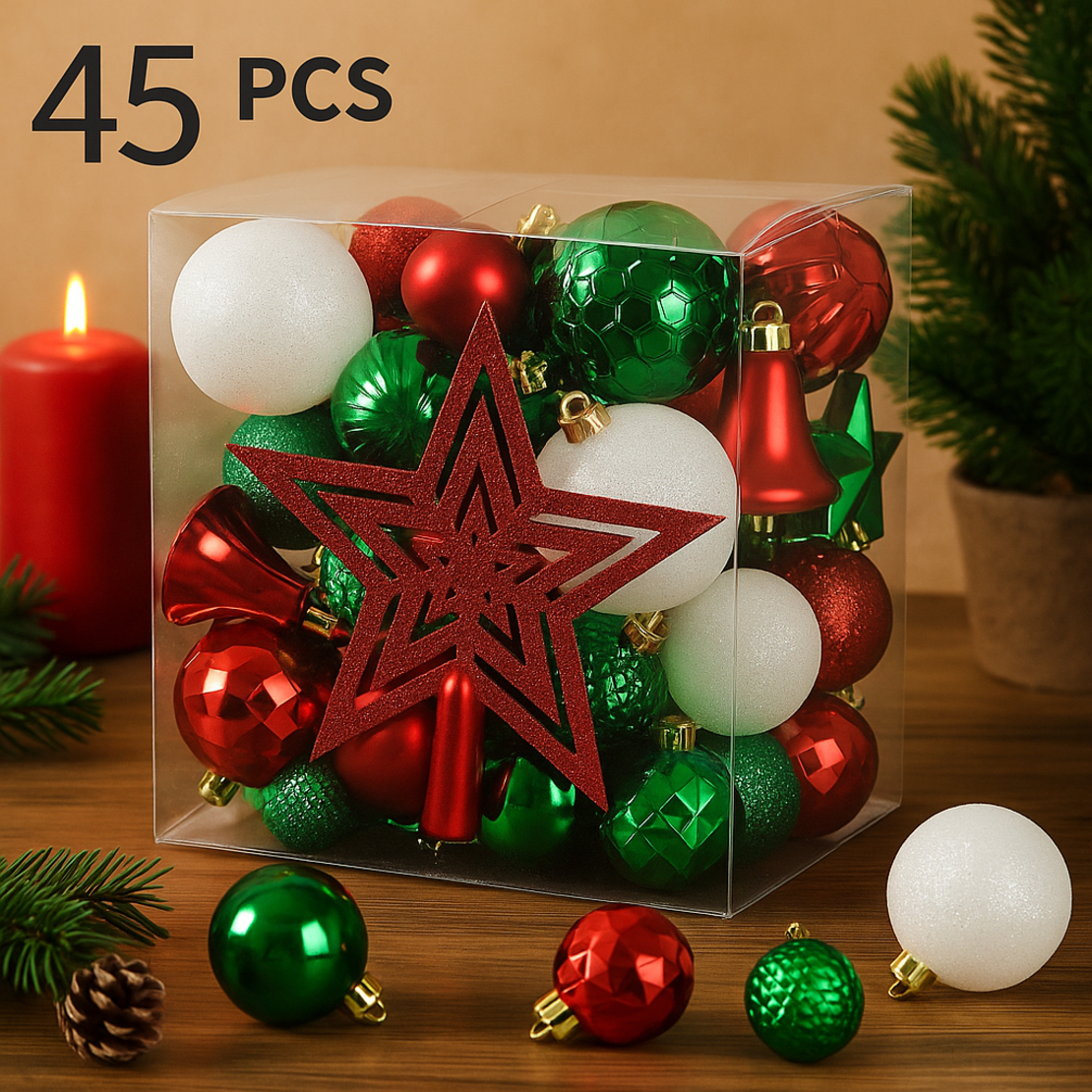Коледна декорация 45 броя