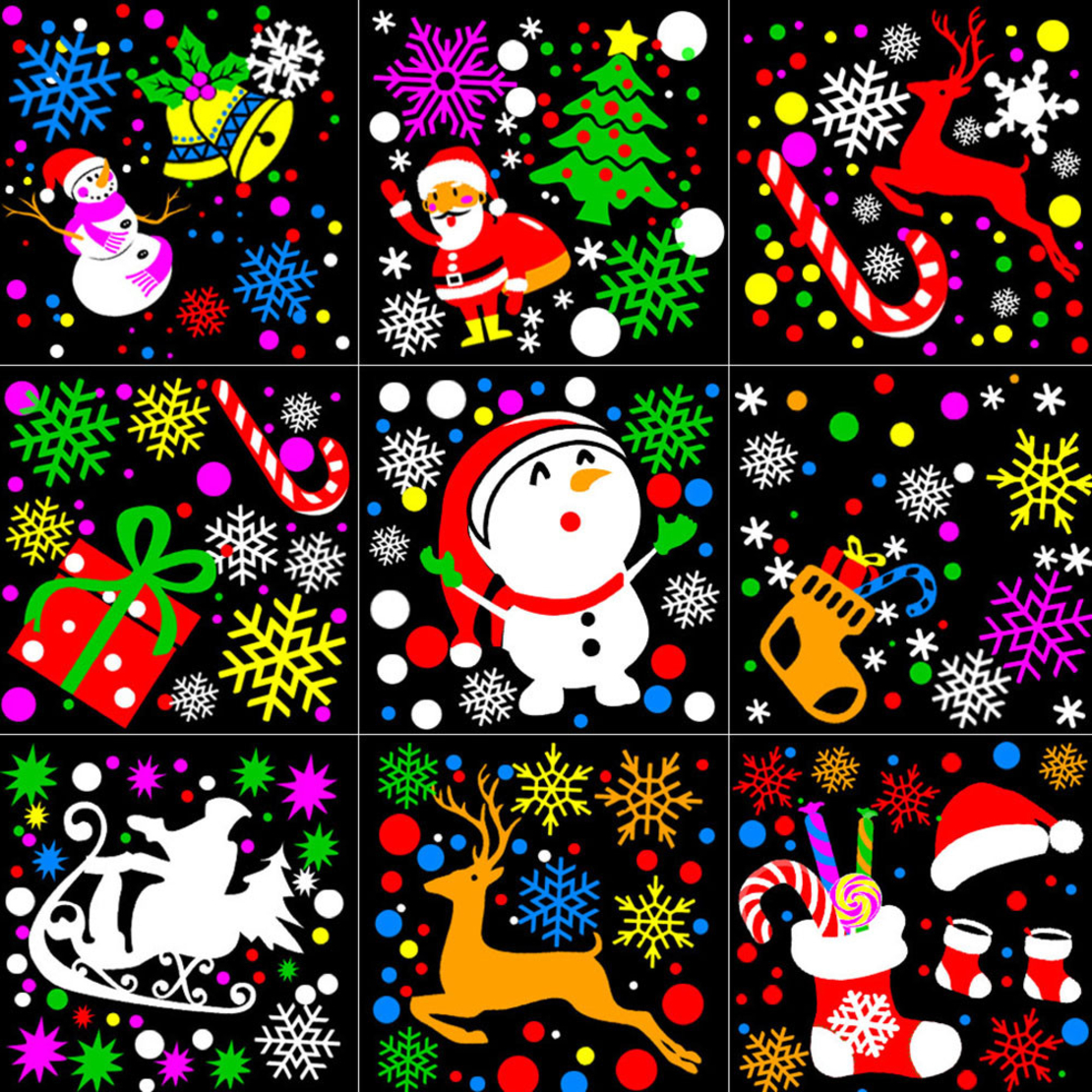 Коледна LED прожекционна лампа XL-725 Коледни и Хелоуин Мотиви 4 в 1