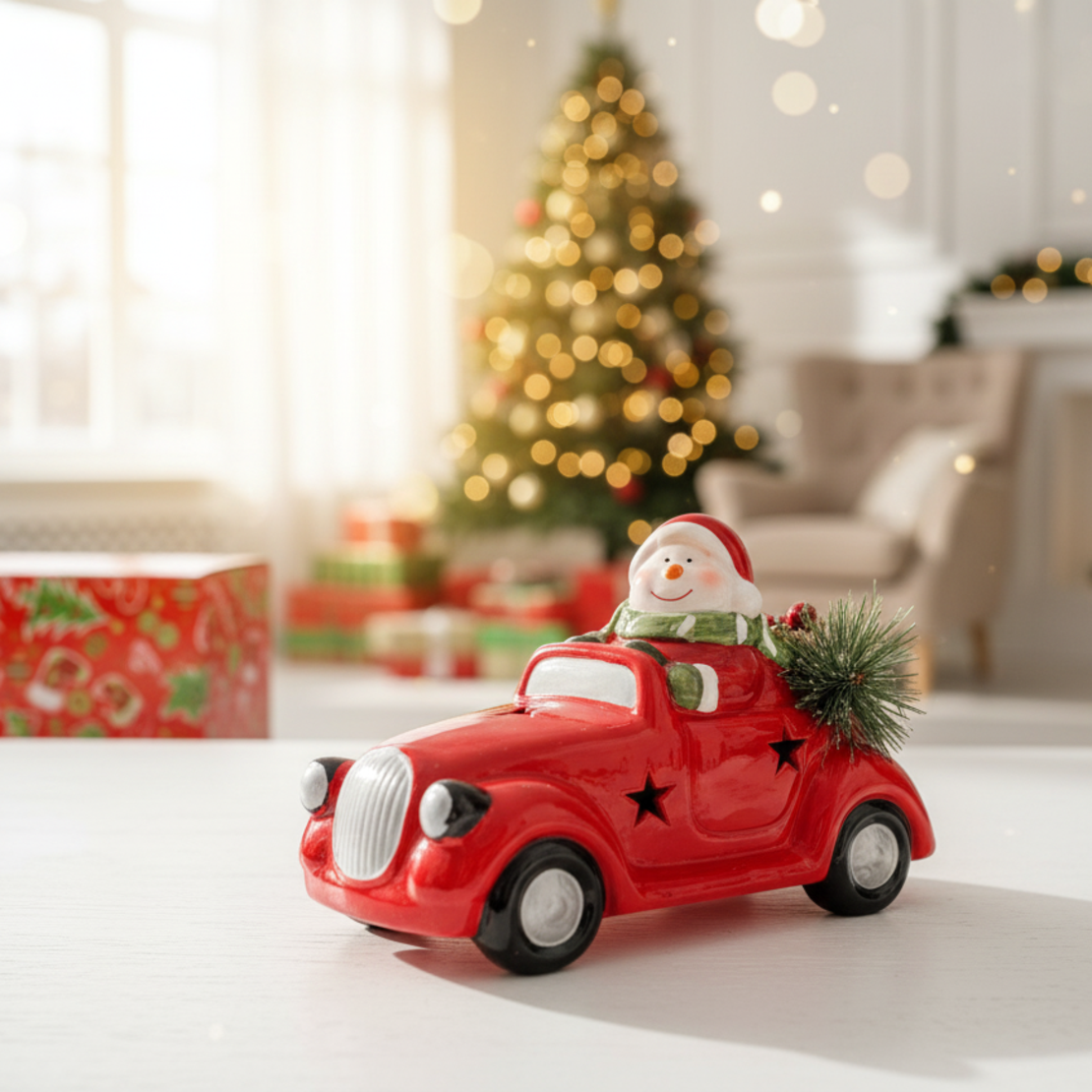 Коледна декорация - светеща