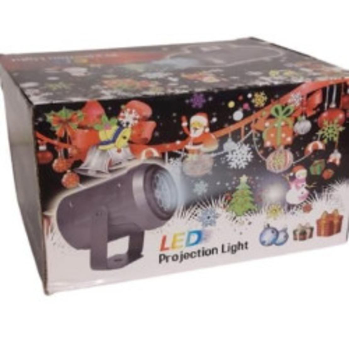 Коледен светлинен прожектор - Радост и цветове у дома