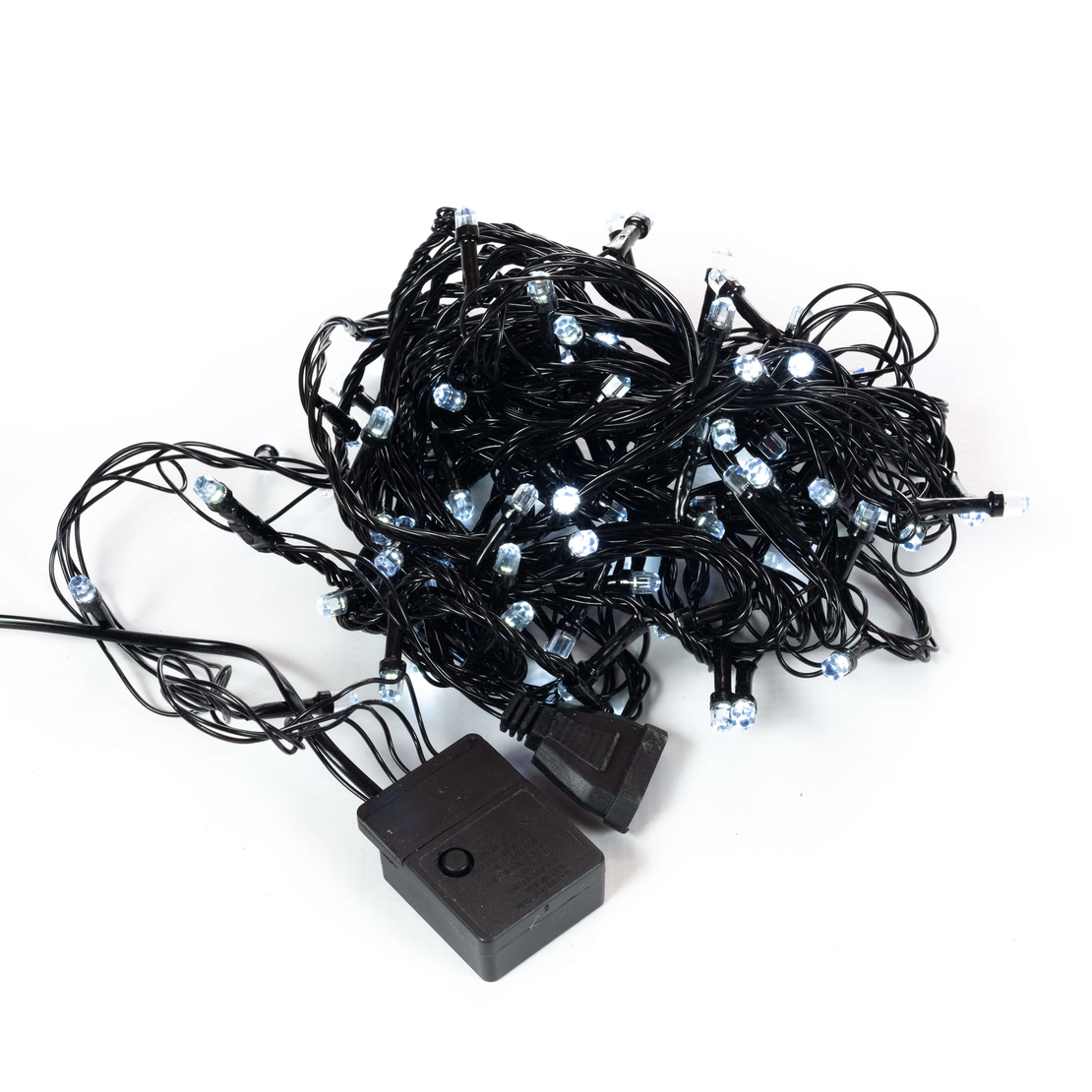 Коледни лампички кристал с удължител 10 метра 100 лампи