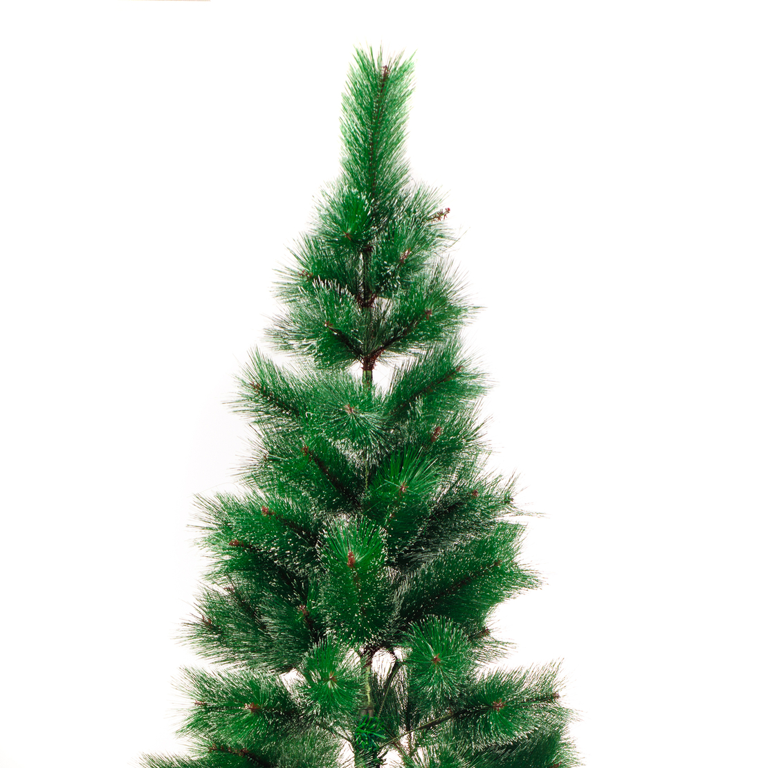 Заснежена Коледна елха с метална стойка