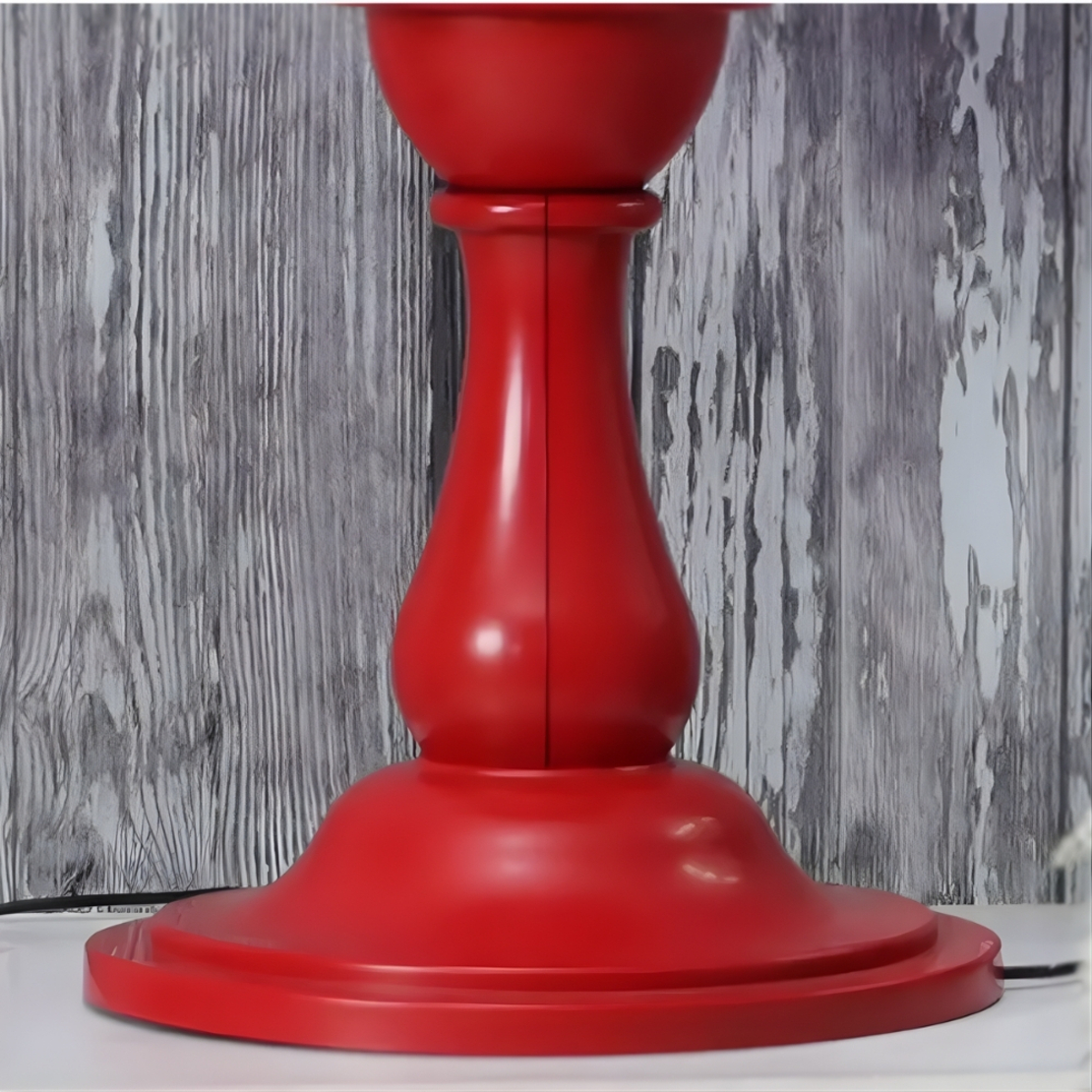 Декоративна коледна лампа с Дядо Коледа, падащ сняг и мелодии