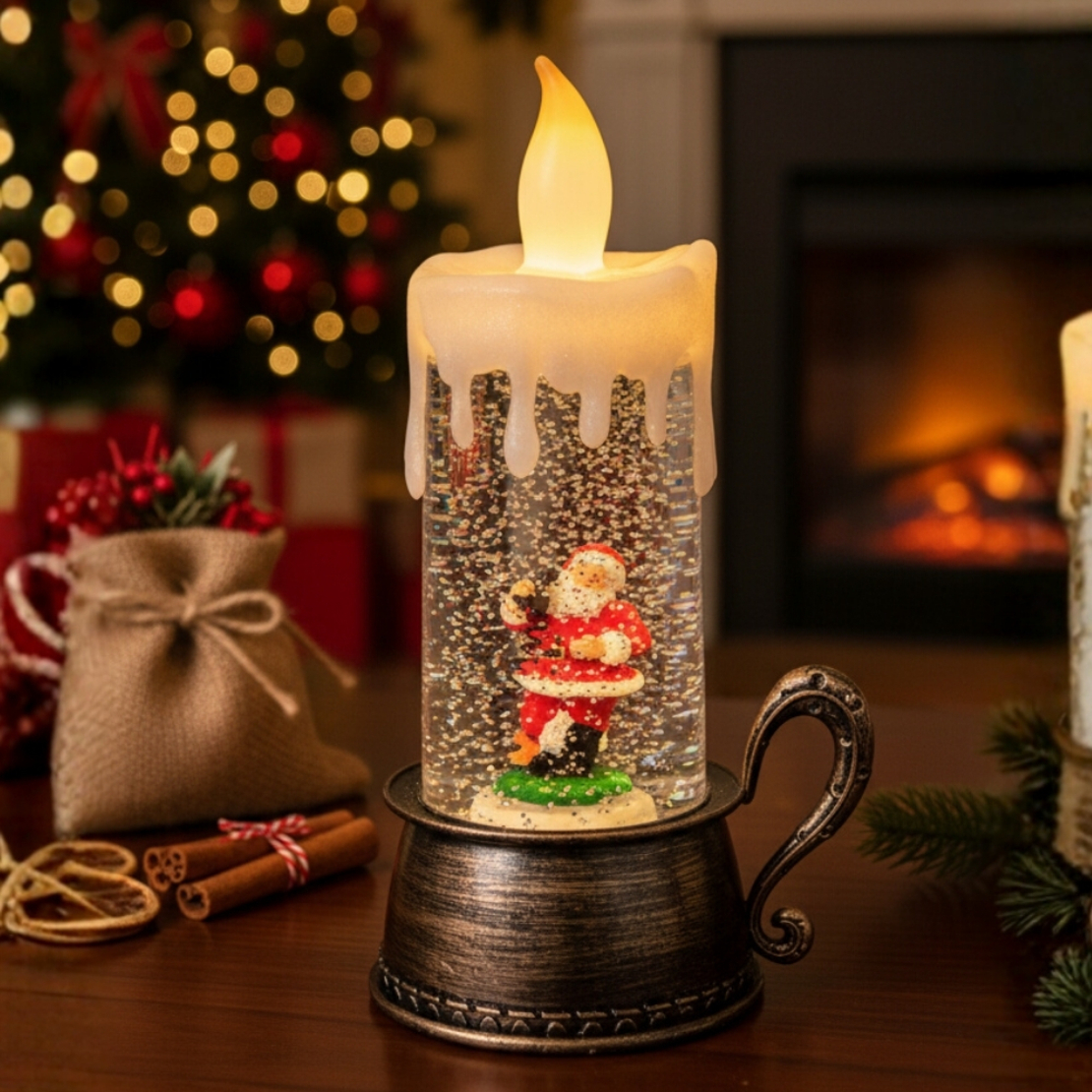 Магическа коледна свещ - декорация