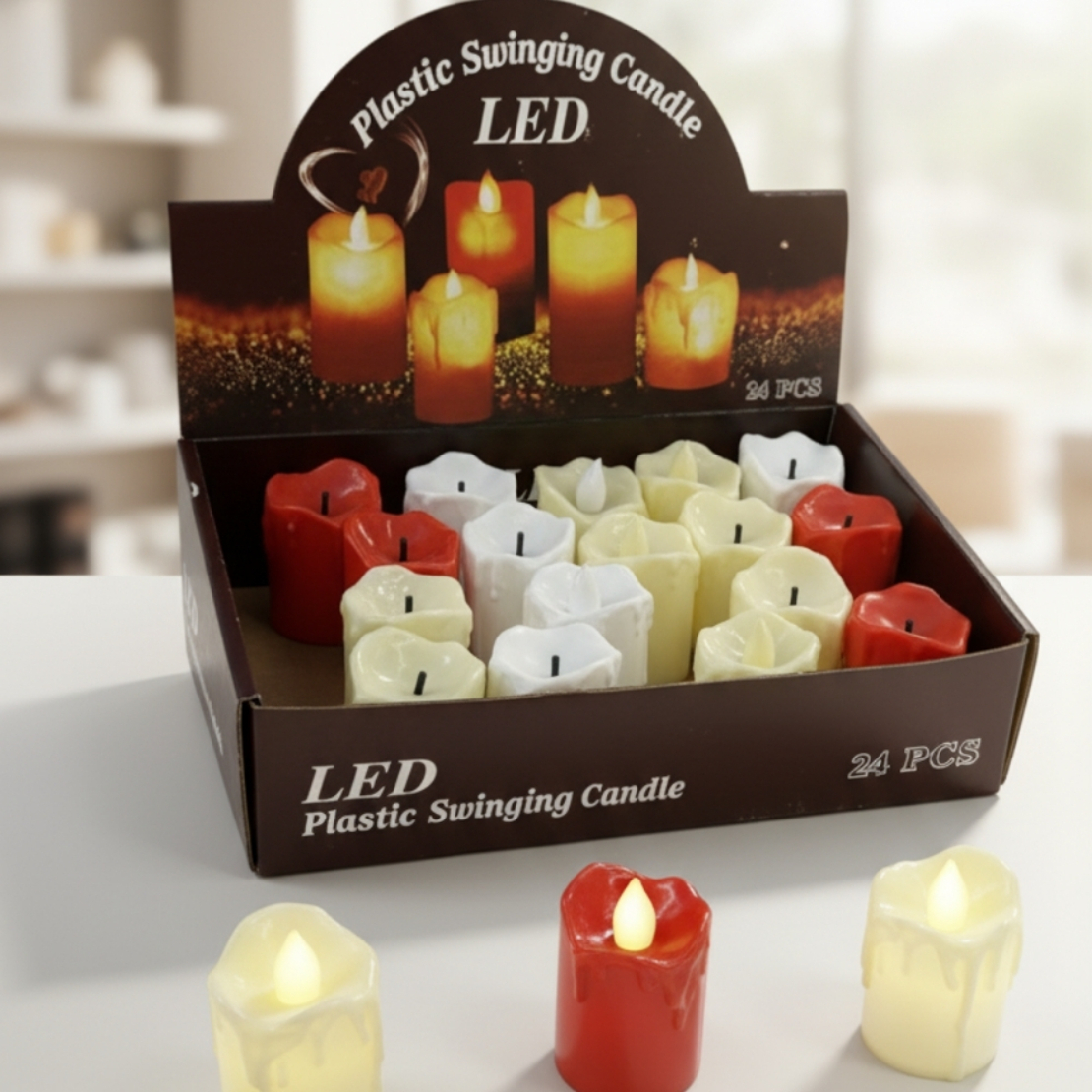 Миниатюрни LED Свещи - Перфектна Коледна декорация