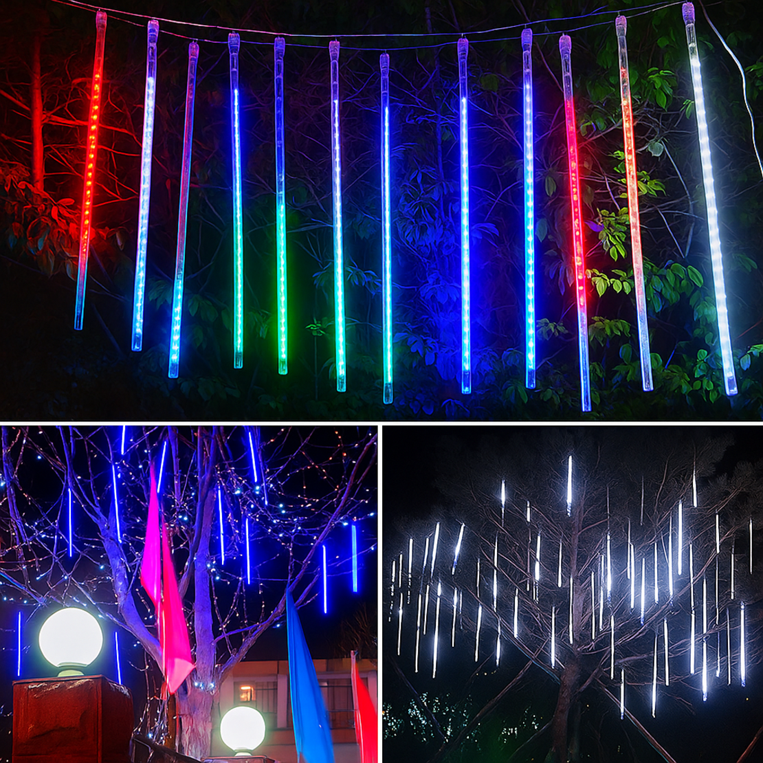 Коледни Led висулки падащ сняг