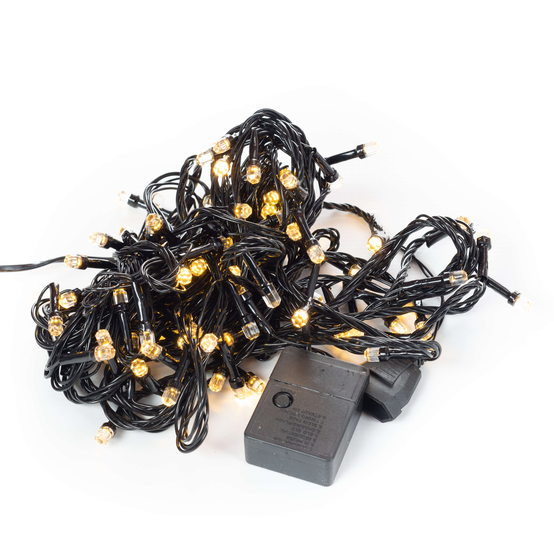 Коледни лампички кристал с удължител 10 метра 100 лампи