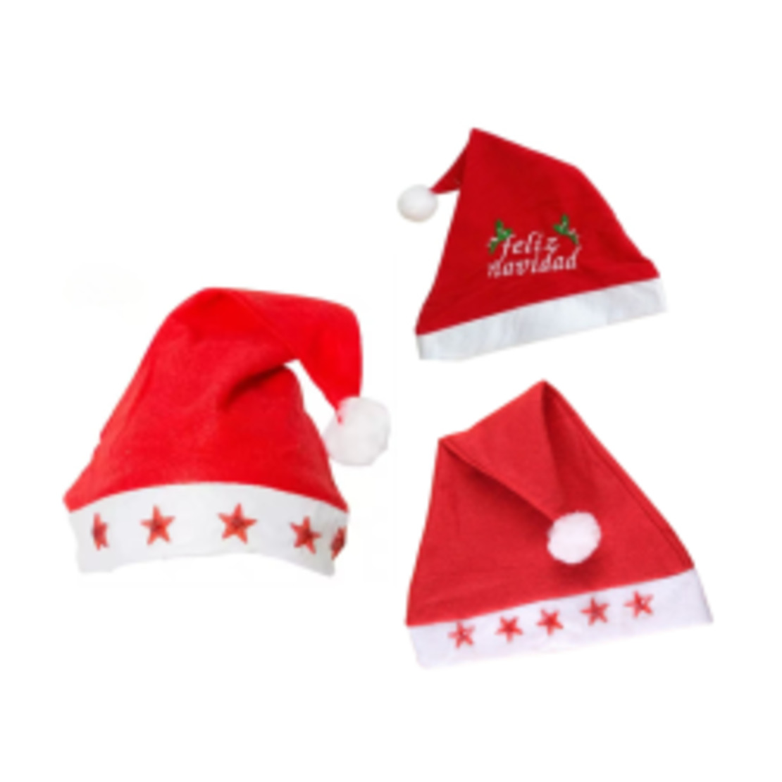 Празнични Коледни шапки с уникален дизайн и светещи акценти