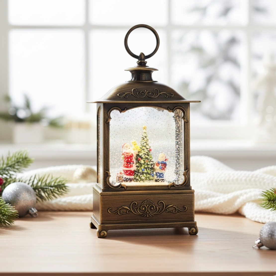 Коледен светлинен фенер