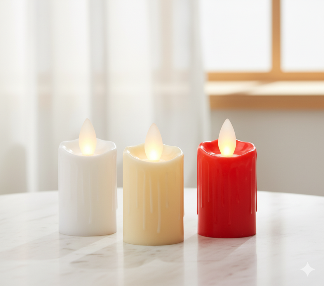 Миниатюрни LED Свещи - Перфектна Коледна декорация