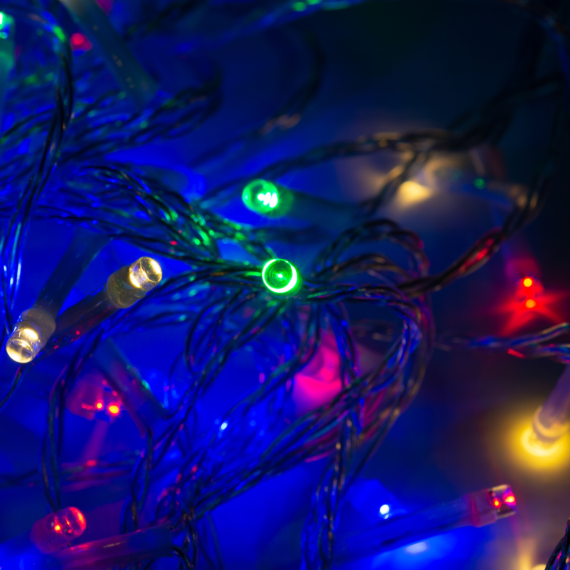 Светещ LED гирлянд с 200 светлини