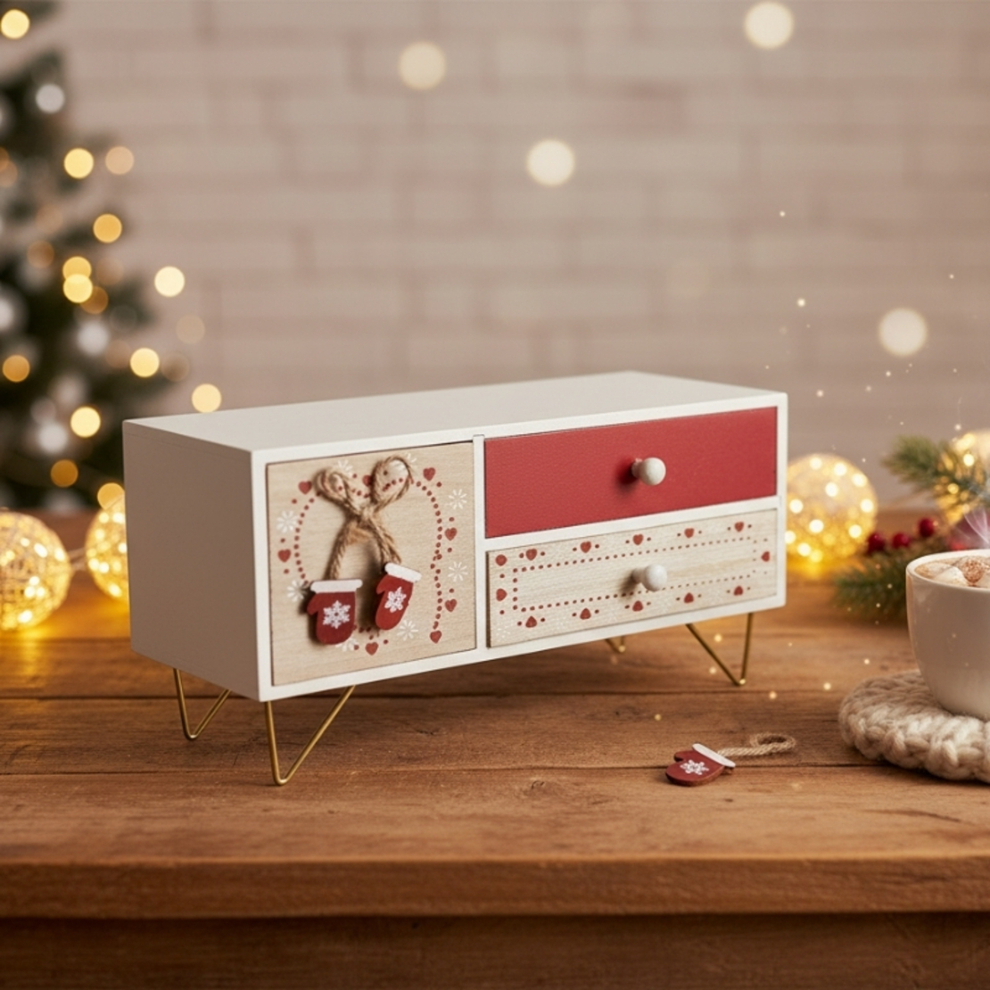 Декоративно коледно шкафче