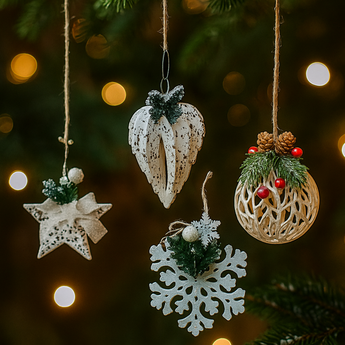 Коледна декорация за елха или празнични аранжировки