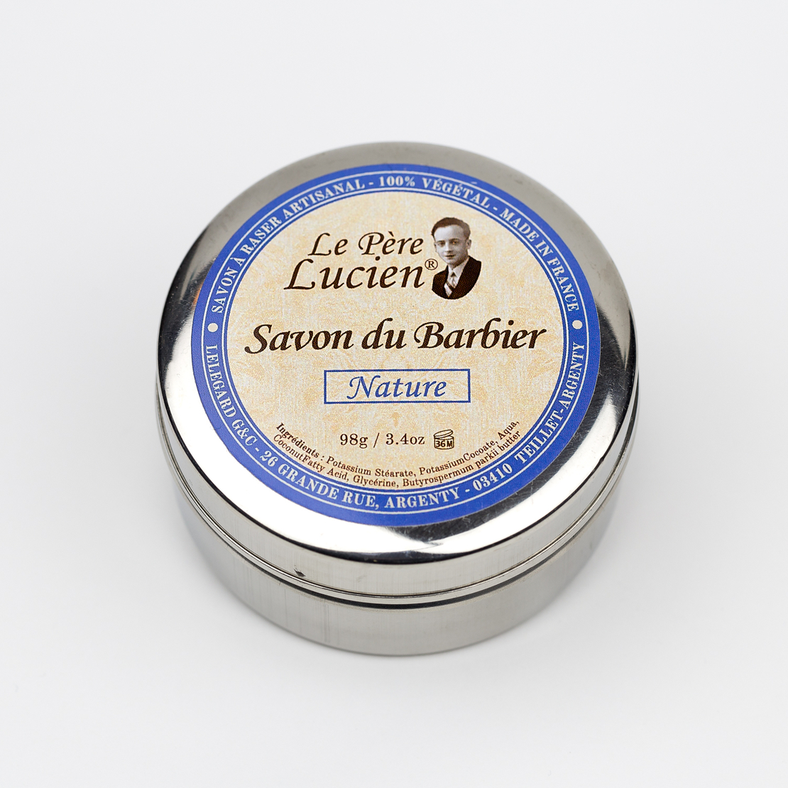 сапун за бръснене - Le Père Lucien, 98 g – Nature