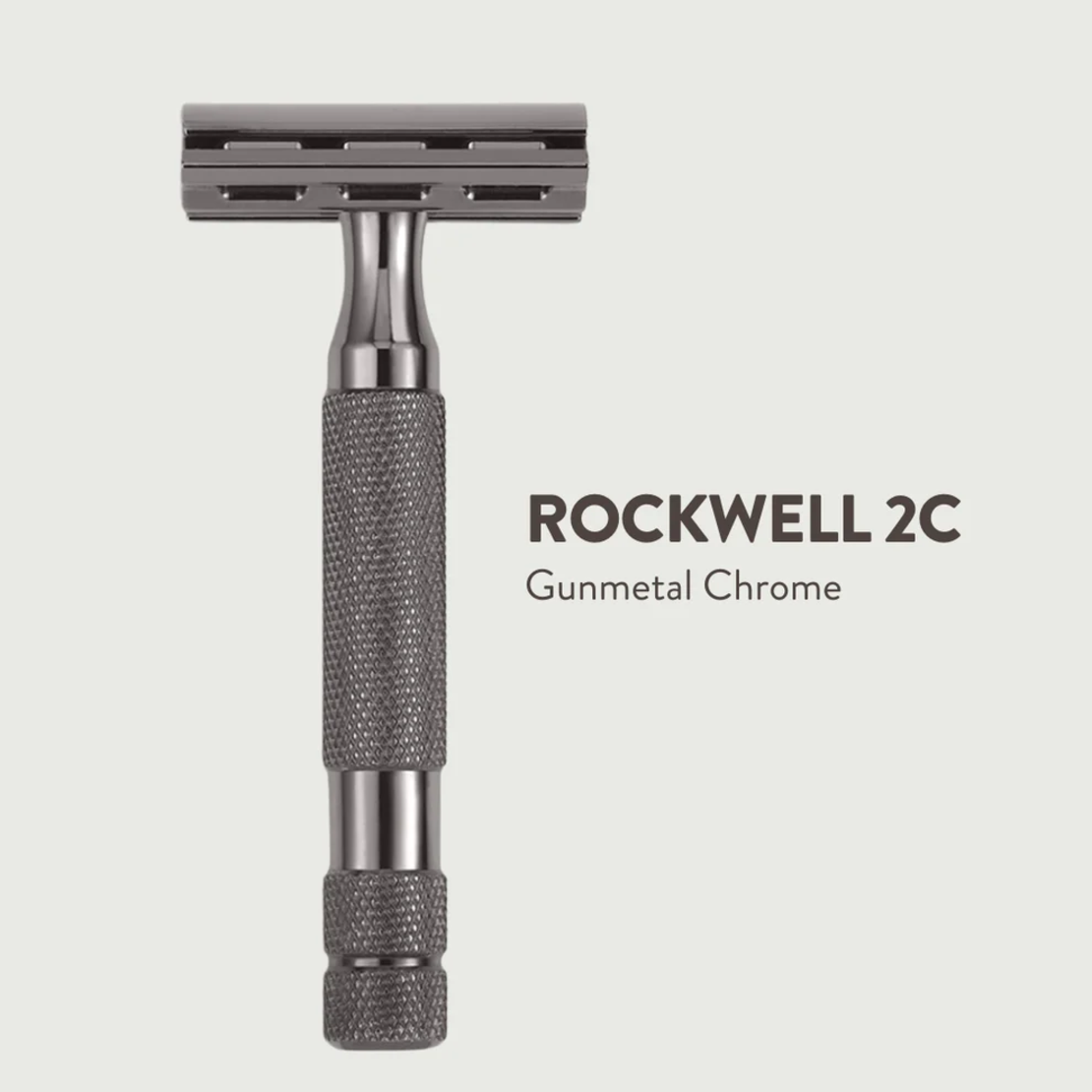 Регулируема самобръсначка Rockwell Safety Razor 2C Gun Metal