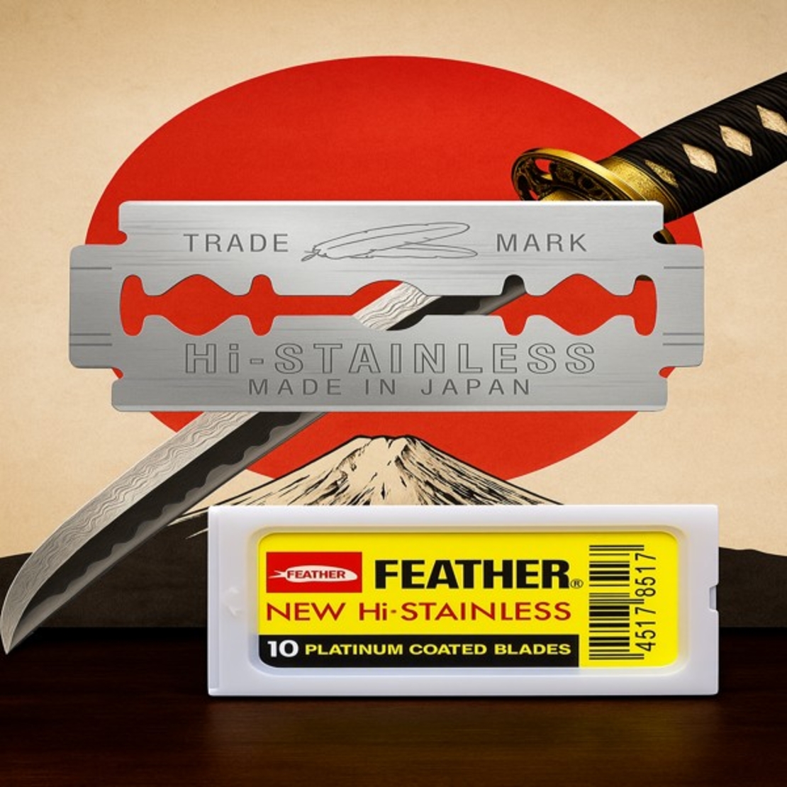 Feather ножчета за бръснене 10 бр