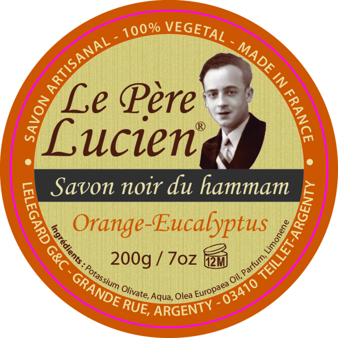 Черен сапун  Hammam 200g – Le Père Lucien