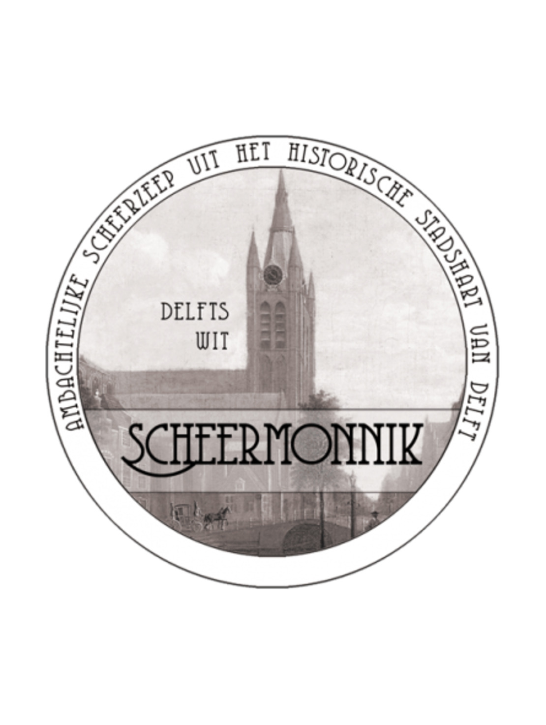 Сапун за бръснене Delfts Wit Scheermonnik 75гр