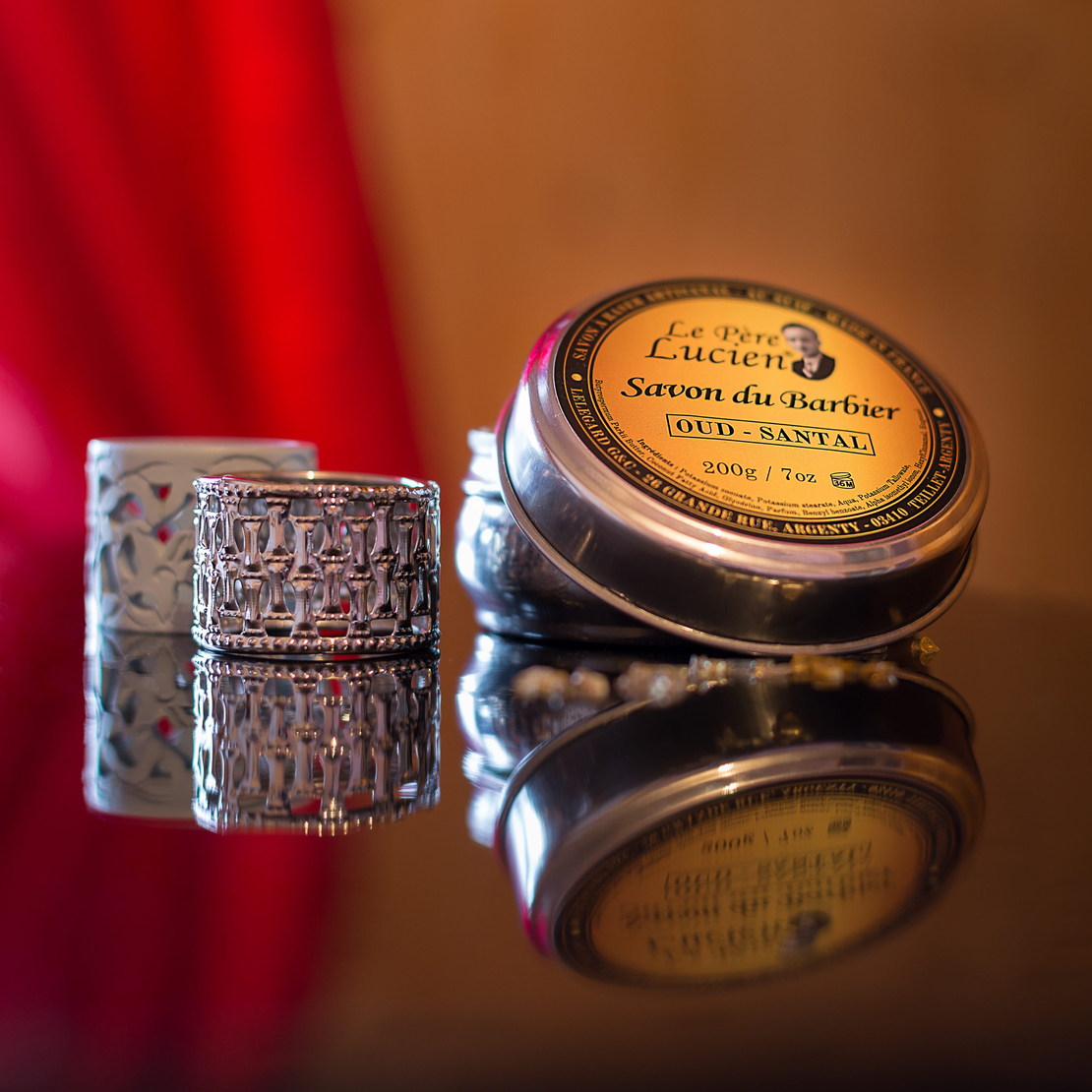 le Père Lucien Сапун за бръснене с лой и ший, 200 g – Oud Santal