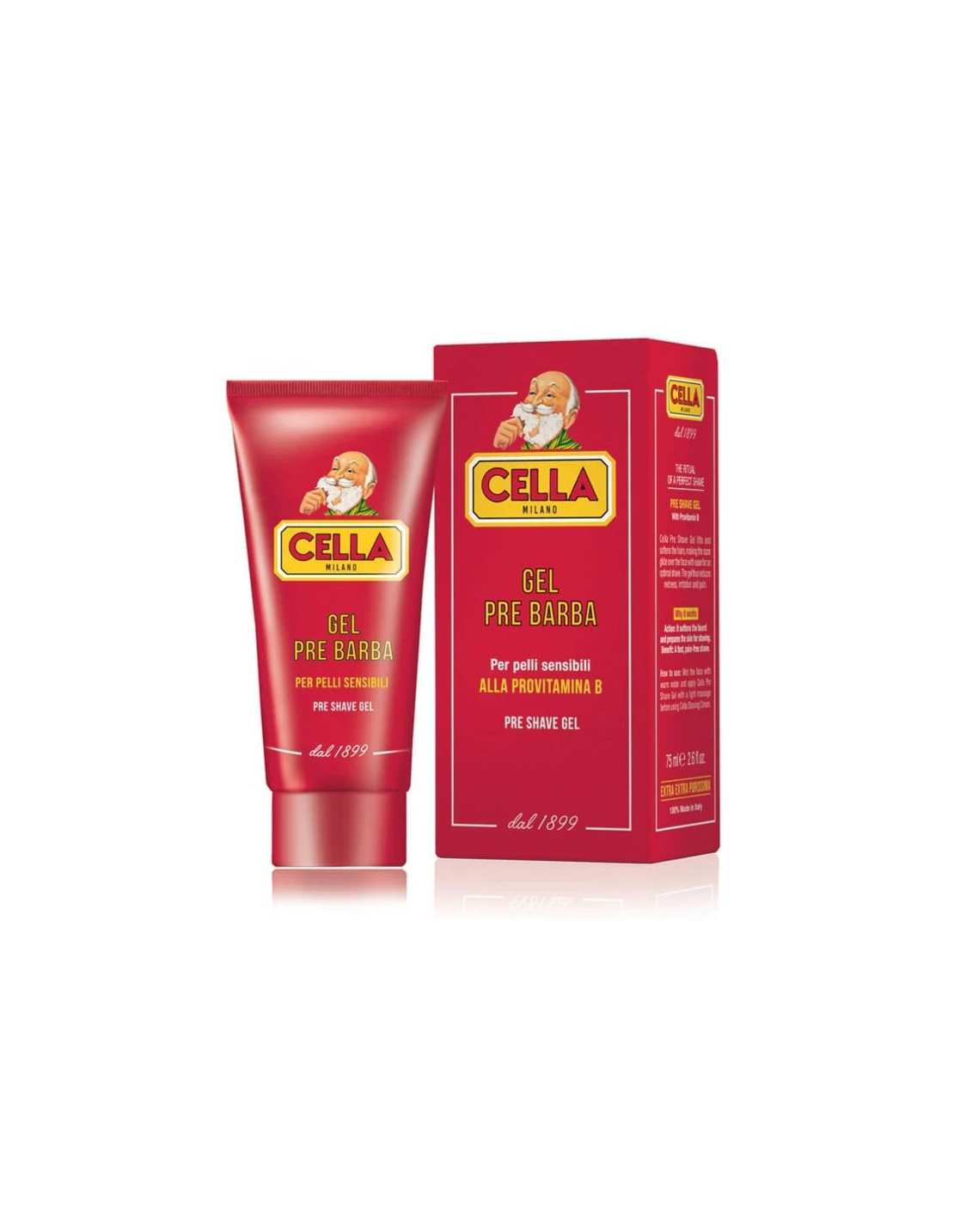 Cella Milano – Pre-Shave Gel (75 ml)