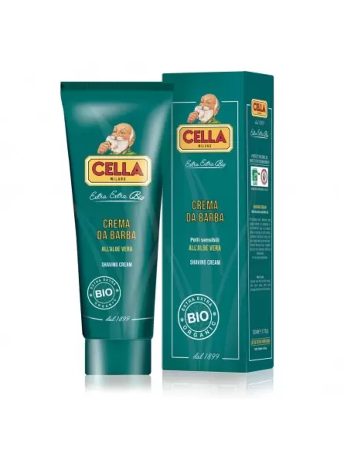 Крем за бръснене Bio Cella Milano с алое вера 150 мл