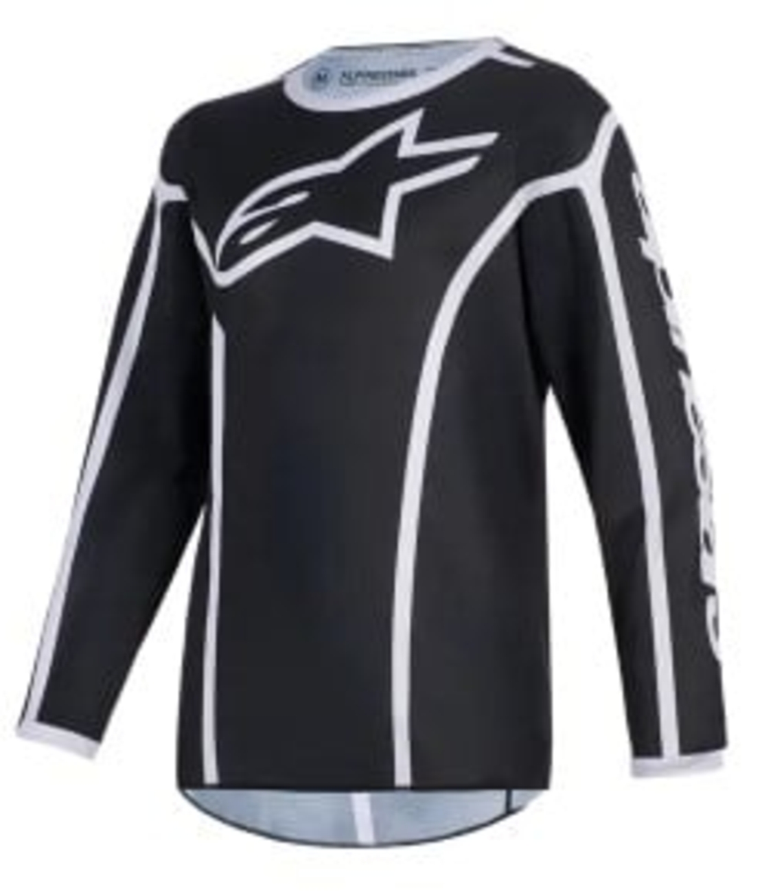 Детско мотокрос джърси Alpinestars FLUID APEX BLACK/GRAY