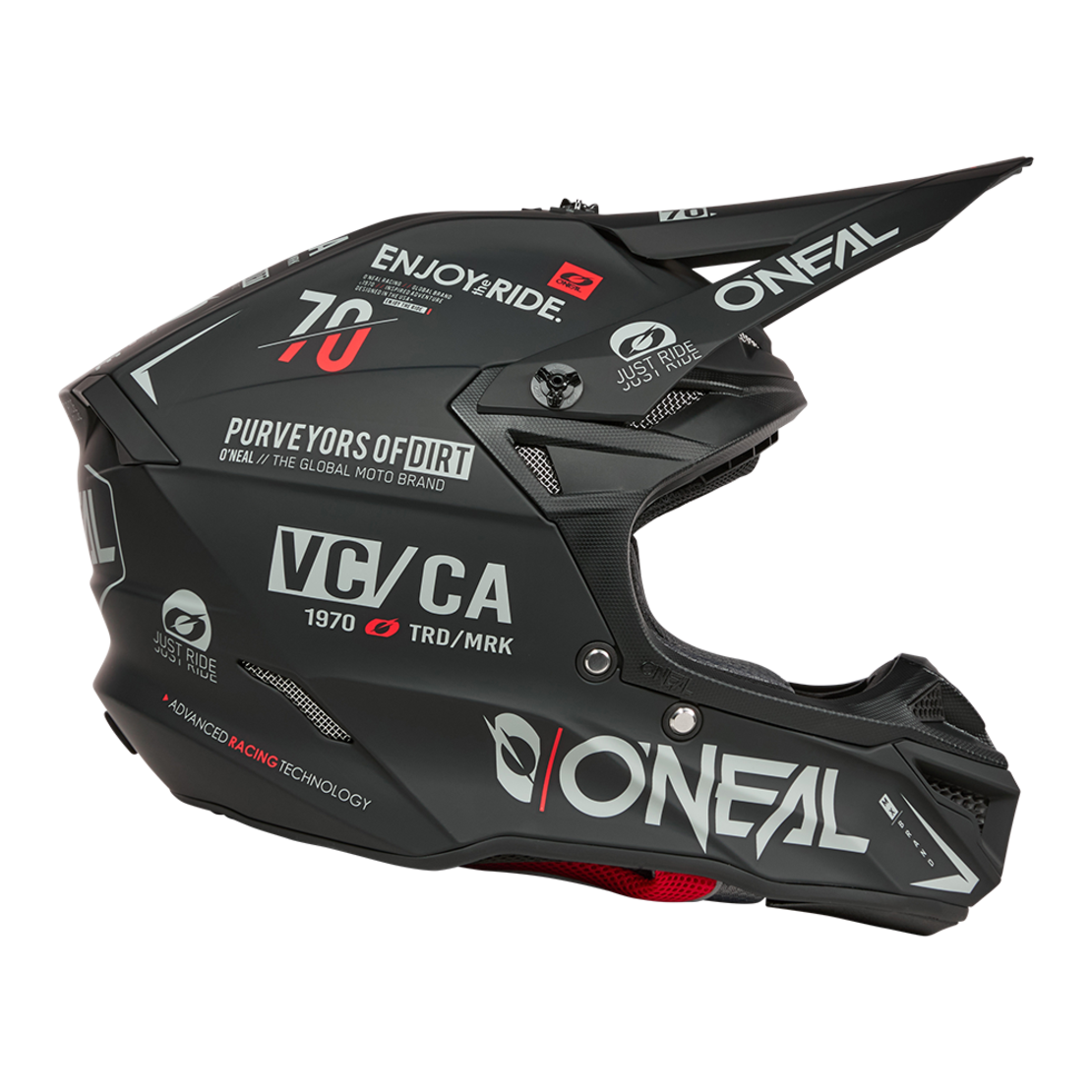 Мотокрос каска 5SERIES POLYACRYLITE BRAND BLACK/GRAY V.26