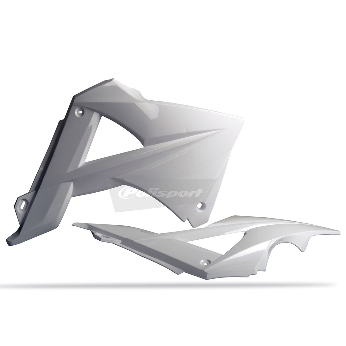 Пластмасови капаци за радиатор Polisport GAS GAS EC / EC-E - 2010-11 White