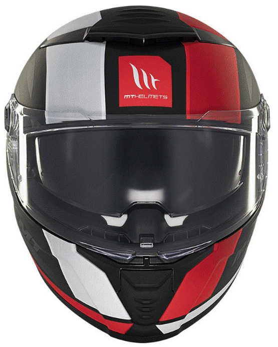 Каска MT THUNDER 4 SV TREADS B5 MATT GREY/RED