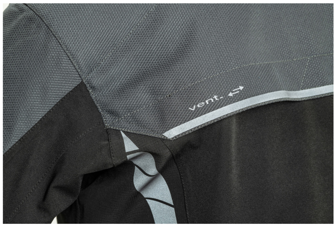 Текстилно мото яке Lindstrands Bydalen Black/Steel Grey