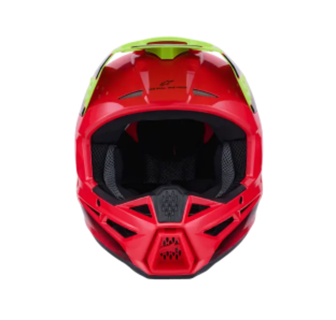 Мотокрос каска ALPINESTARS SM3 FRAY RED/YELLOW/BLACK