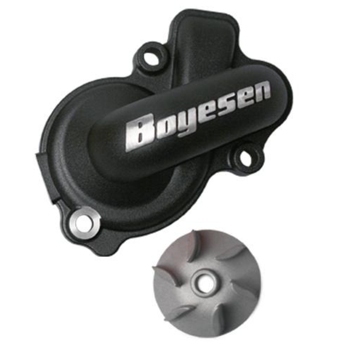 Комплект капак на водната помпа и работно колелоCOVER/IMP WATPUMP KTM Black