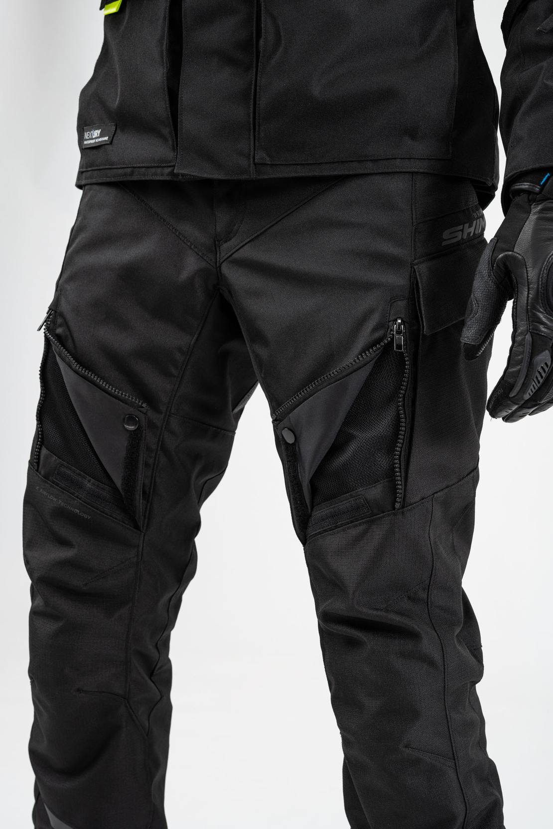 Текстилен мото панталон SHIMA RUNNER BLACK