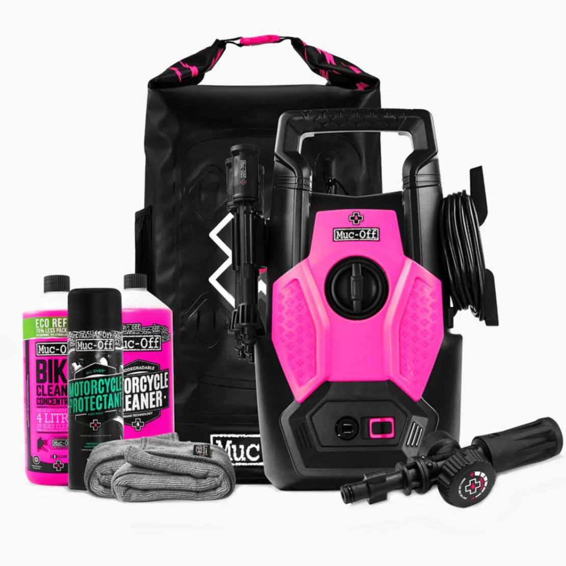 Водоструйка в комплект с препарати за почистване на мотоциклети Muc-Off 20212