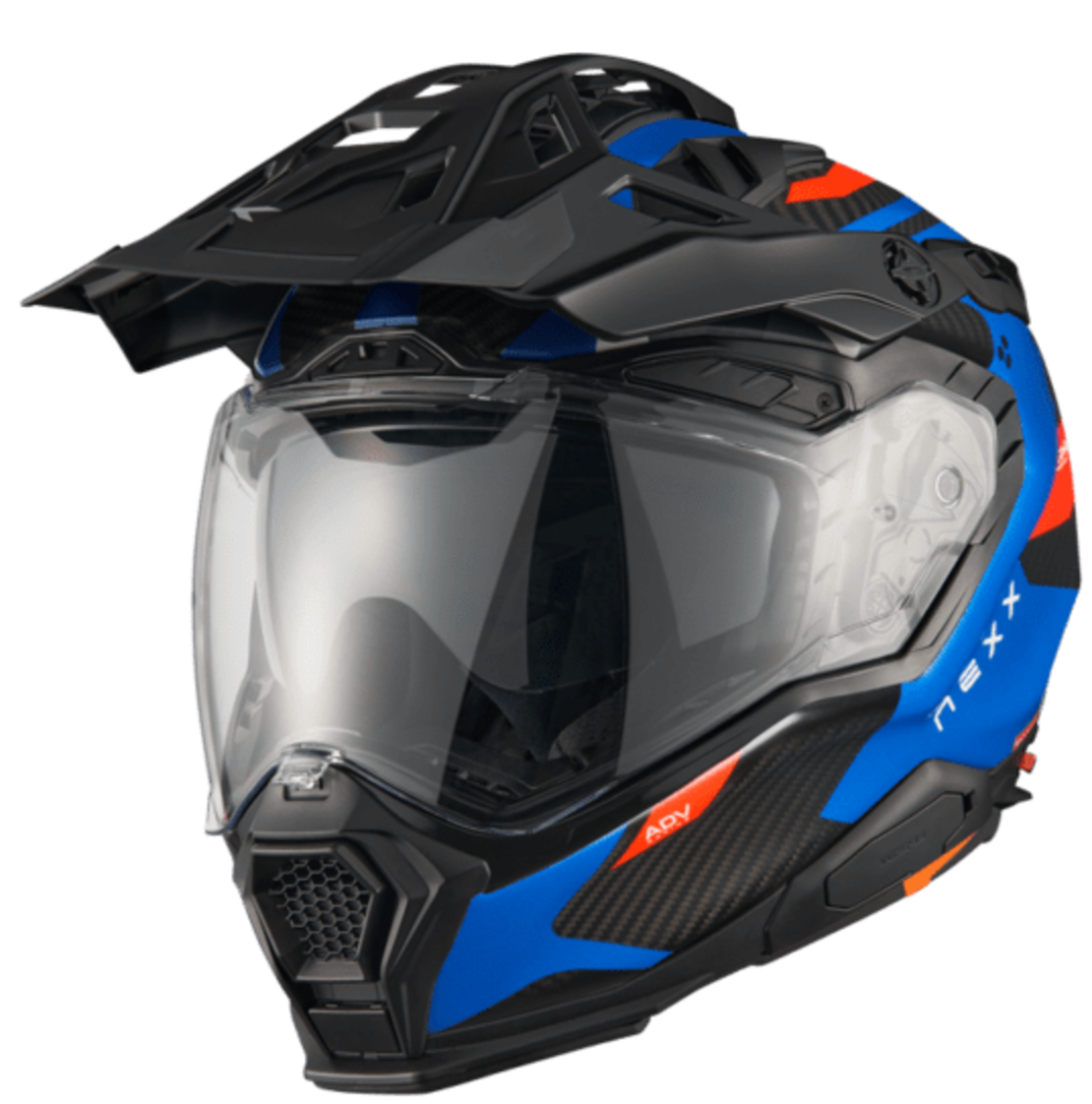 Адвенчър каска NEXX X.WED3 KEYO WHITE NEON MATT