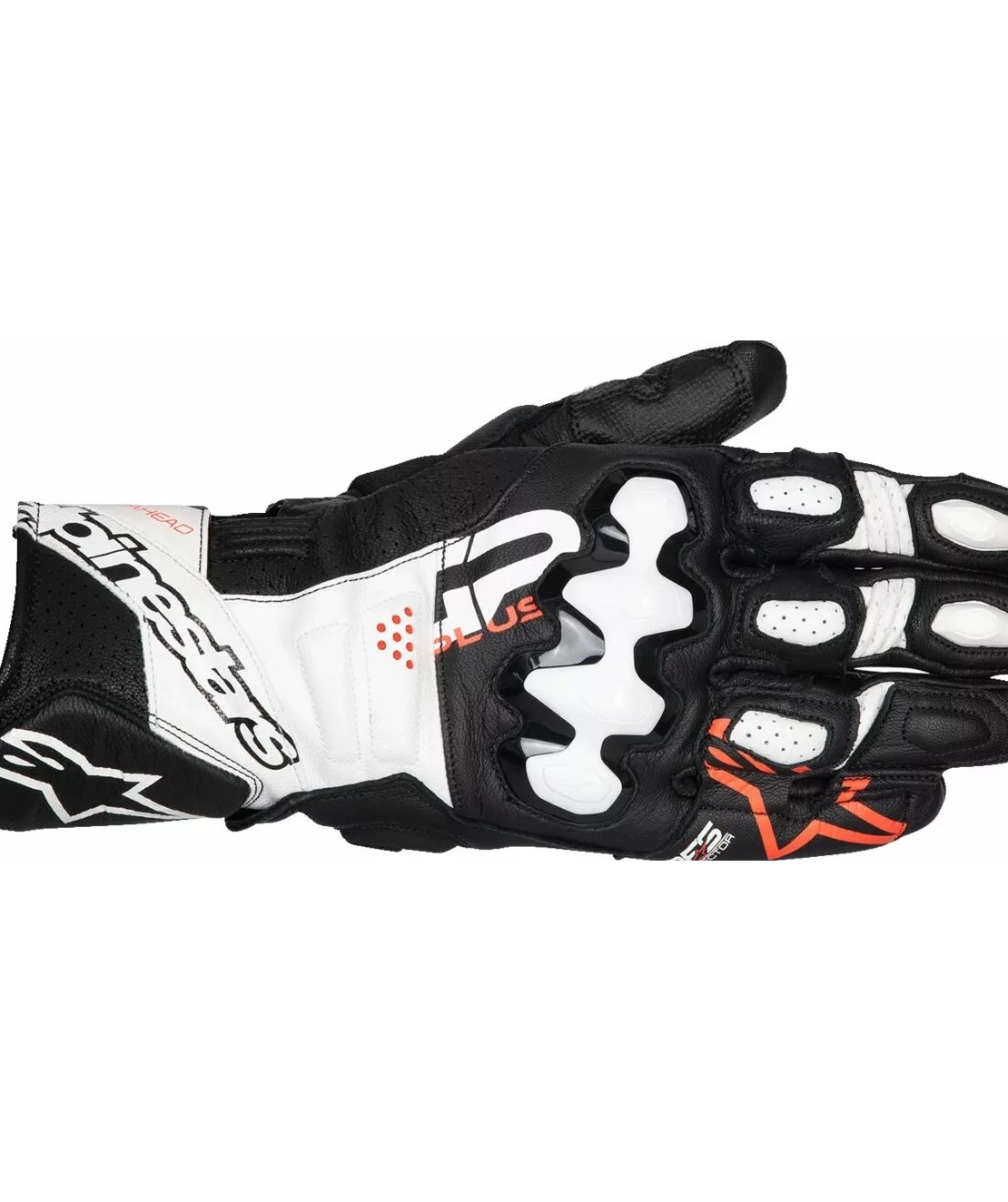 Кожени ръкавици ALPINESTARS GP+ R V3 LTHR BK/WT/RD