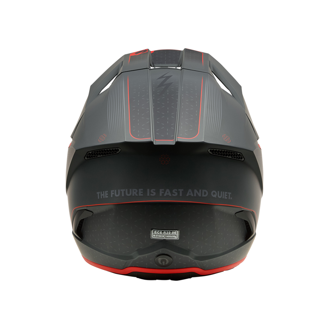 Мотокрос каска O'NEAL 3SERIES E-STROKE GRAY/RED V.26