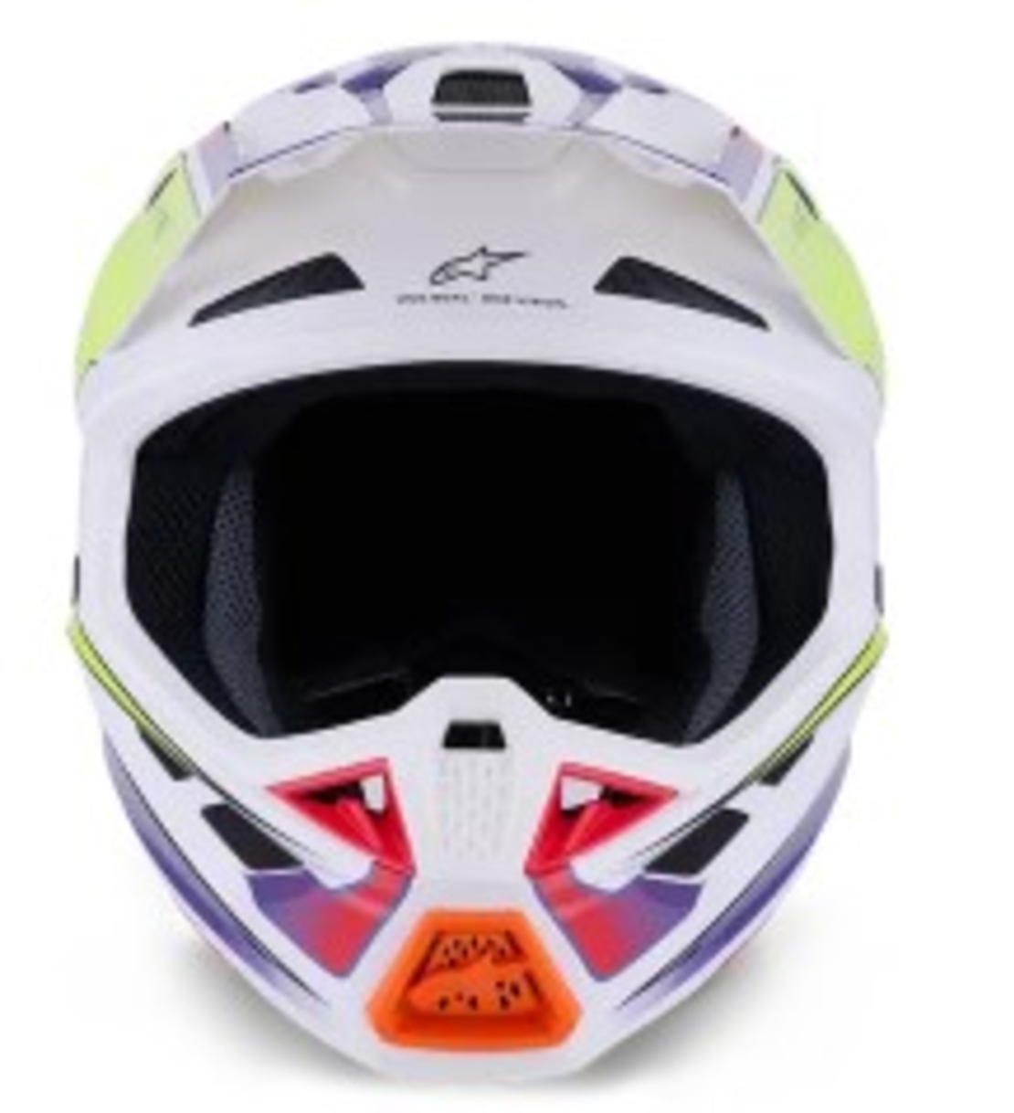 Мотокрос каска ALPINESTARS SM7 FUSE WHT/YL/PU