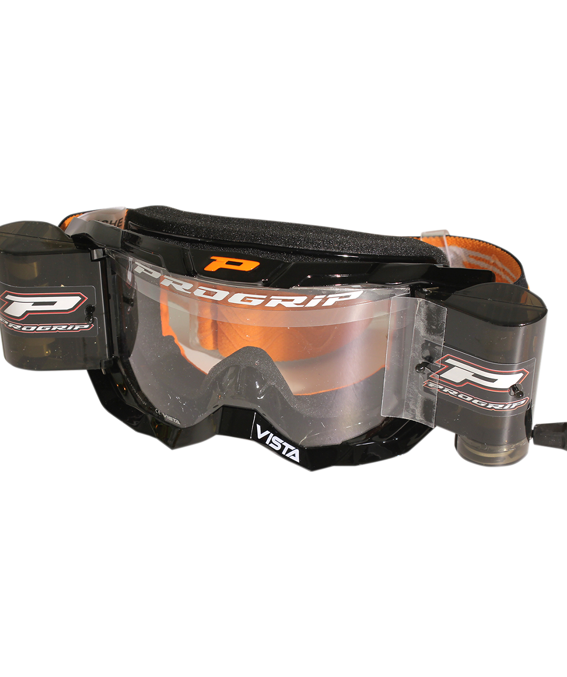 Мотокрос очила PROGRIP 3303 Vista BLACK Roll-Off SYSTEM