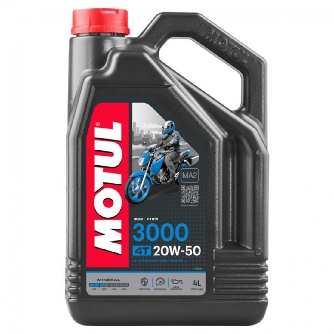 Масло MOTUL 3000 20W50 4T-4L