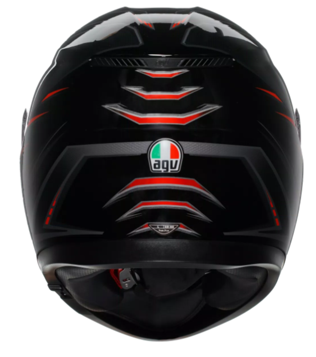 КАСКА  AGV K3 E2206 - SYTH BLACK/RED