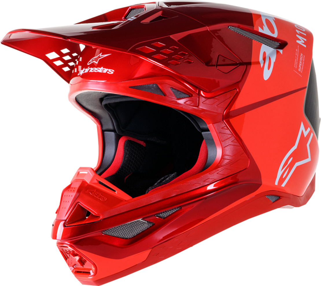 Мотокрос каска ALPINESTARS SM10 FLOOD RED