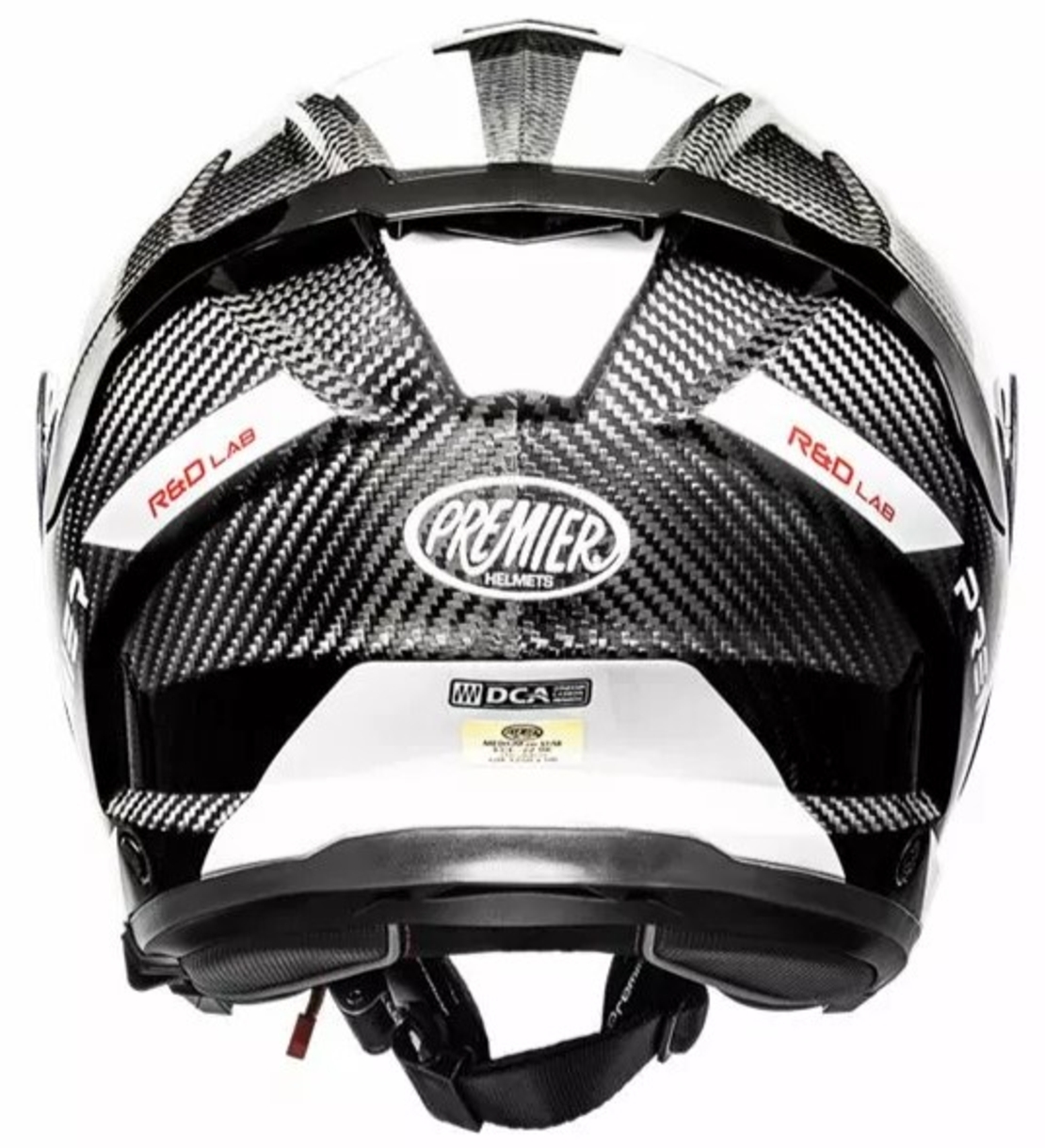 Скутерова каска Premier JT5 Carbon MA 8 BLACK/WHITE